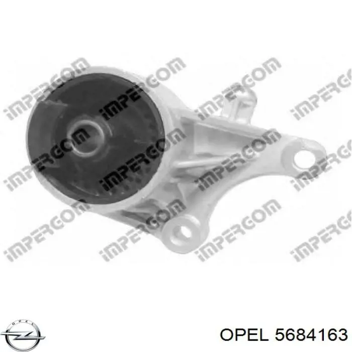 Do koszyka 5684163 Opel Poduszka (podpora) silnika przednia