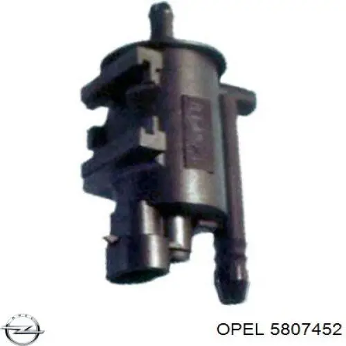 Do koszyka 5807452 Opel Zawór odpowietrzający zbiornika paliwa