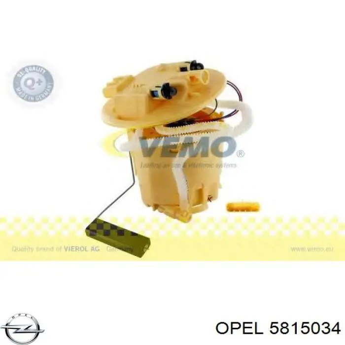 Moduł pompy paliwowej z czujnikiem poziomu paliwa Opel 5815034 cena, od 78,32 USD