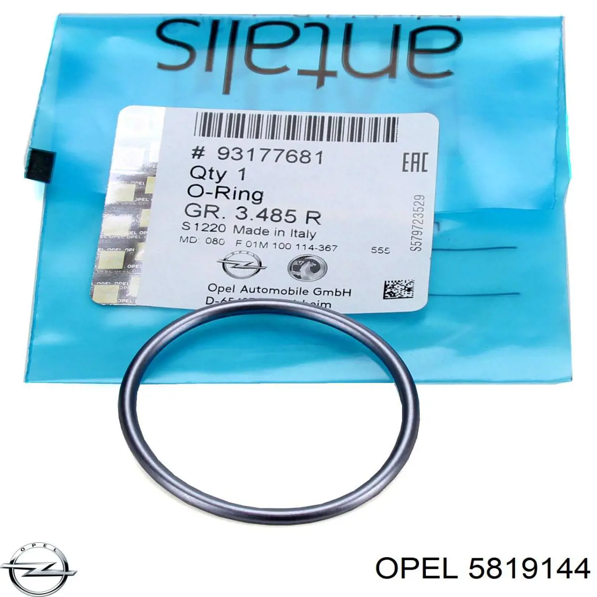 5819144 Opel Uszczelka pompy wtryskowej