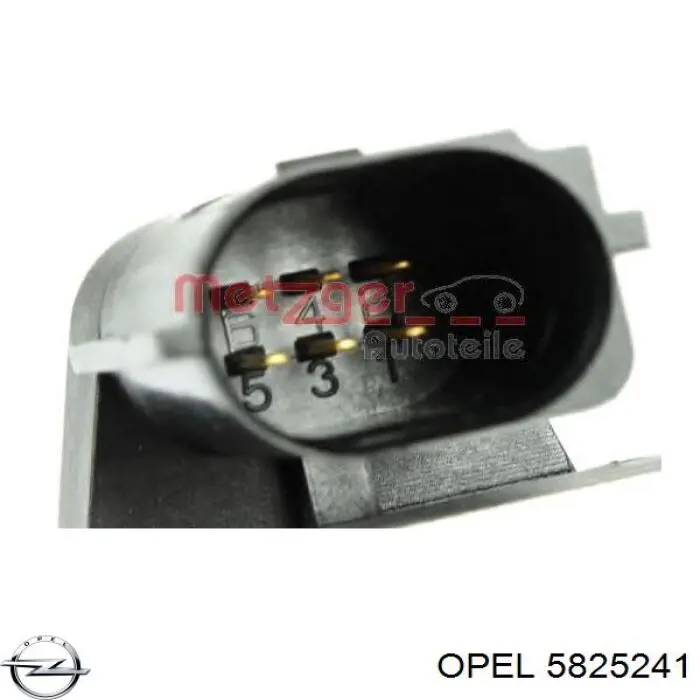 Do koszyka 5825241 Opel Przepustnica, komplet