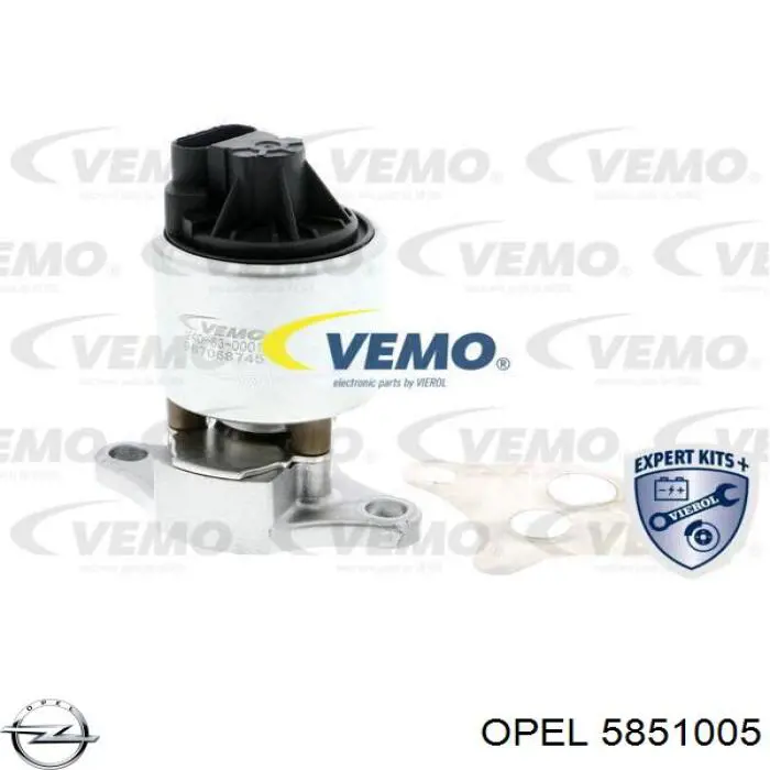 Zawór recyrkulacji spalin EGR Opel 5851005 cena, od 54,84 USD