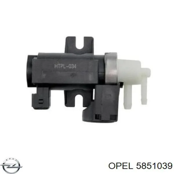 Do koszyka 5851039 Opel Przetwornik ciśnienia (solenoid) doładowania