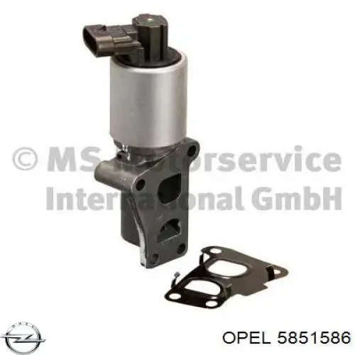 Zawór recyrkulacji spalin EGR Opel 5851586 cena, od 76,18 USD