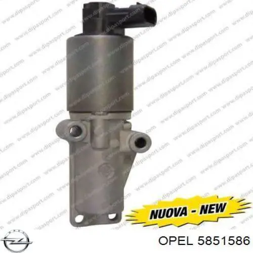 Do koszyka 5851586 Opel Zawór recyrkulacji spalin EGR
