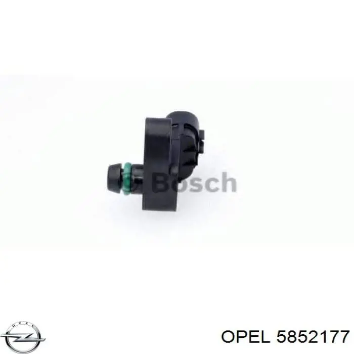 Do koszyka 5852177 Opel Tłumik, tylna część