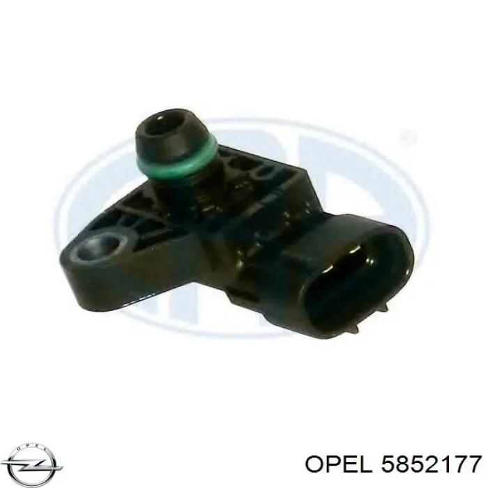 Tłumik, tylna część Opel 5852177