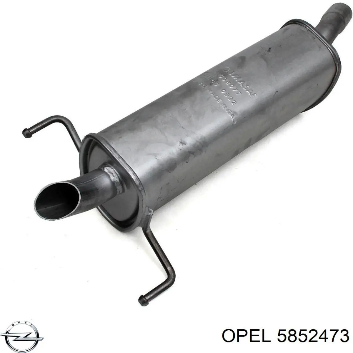 Tłumik, tylna część Opel 5852473 cena, od 50,11 USD