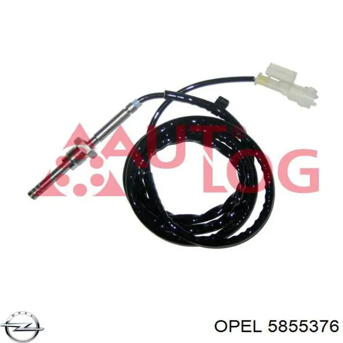 5855376 Opel Czujnik temperatury spalin po filtrze cząstek stałych