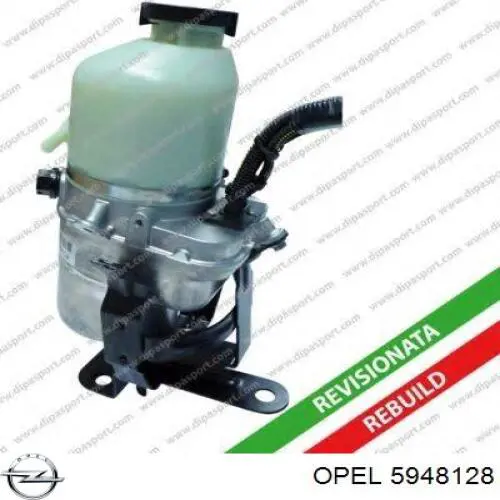 Do koszyka 5948128 Opel Pompa wspomagania hydraulicznego kierownicy