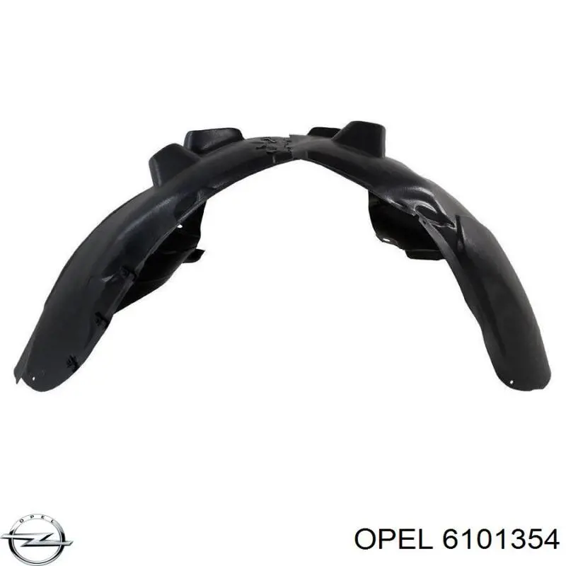 Do koszyka 6101354 Opel Nadkole błotnika przedniego prawe