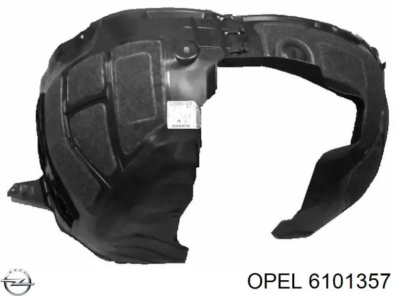 Nadkole błotnika przedniego prawe Opel 13241158 cena, od 9,56 USD