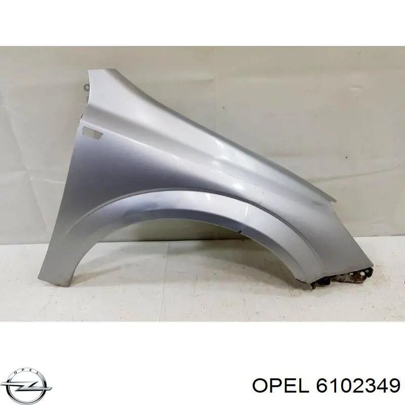 6102349 Opel Błotnik przedni prawy