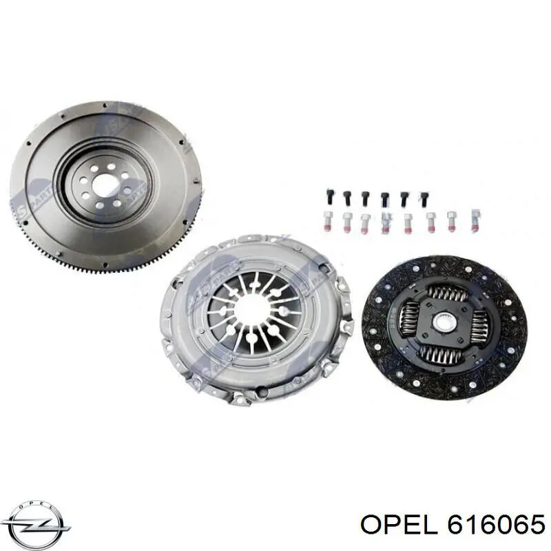 616065 Opel Koło zamachowe silnika