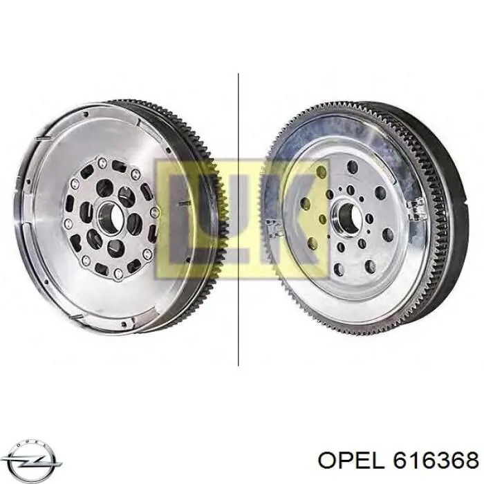 Do koszyka 616368 Opel Koło zamachowe silnika