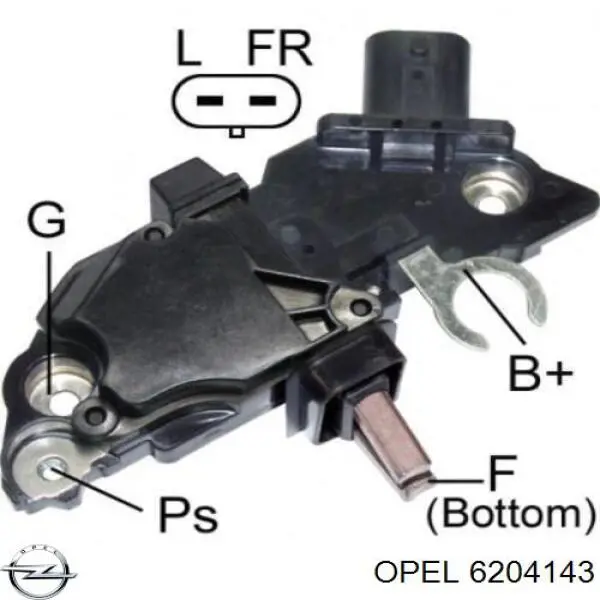 6204143 Opel alternator