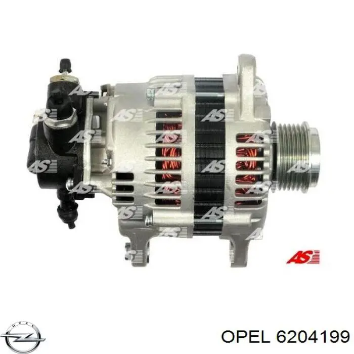 6204199 Opel alternator