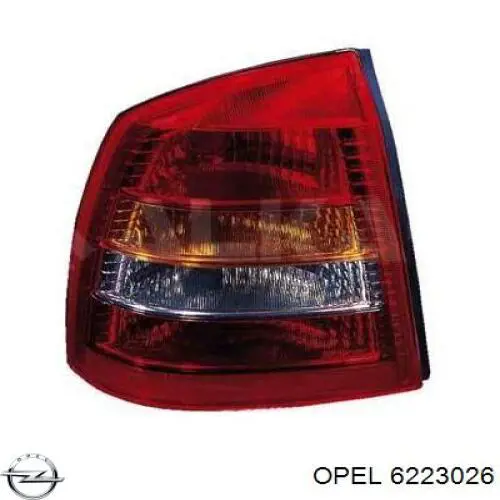 Do koszyka 9117440 General Motors Lampa zespolona tylna prawa