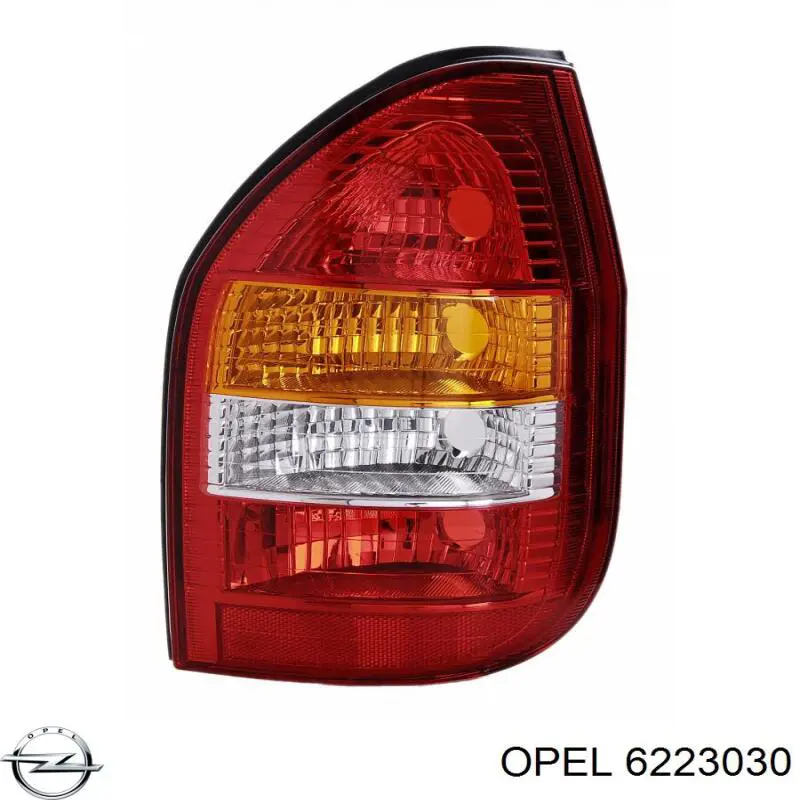 Do koszyka 6223030 Opel Lampa zespolona tylna prawa