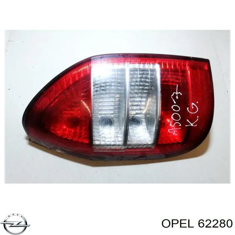 Lampa zespolona tylna lewa Opel 62280 cena, od 61,29 USD