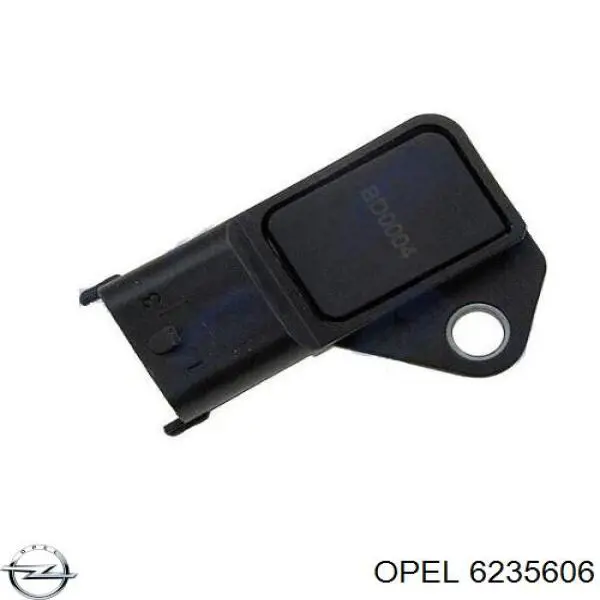 Czujnik ciśnienia w kolektorze ssącym, MAP 6235606 Opel