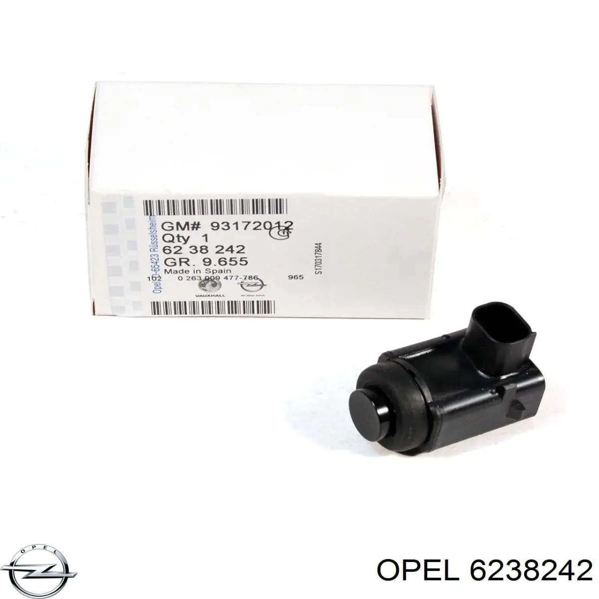 Czujnik parkowania tylny Opel 6238242 cena, od 15,79 USD