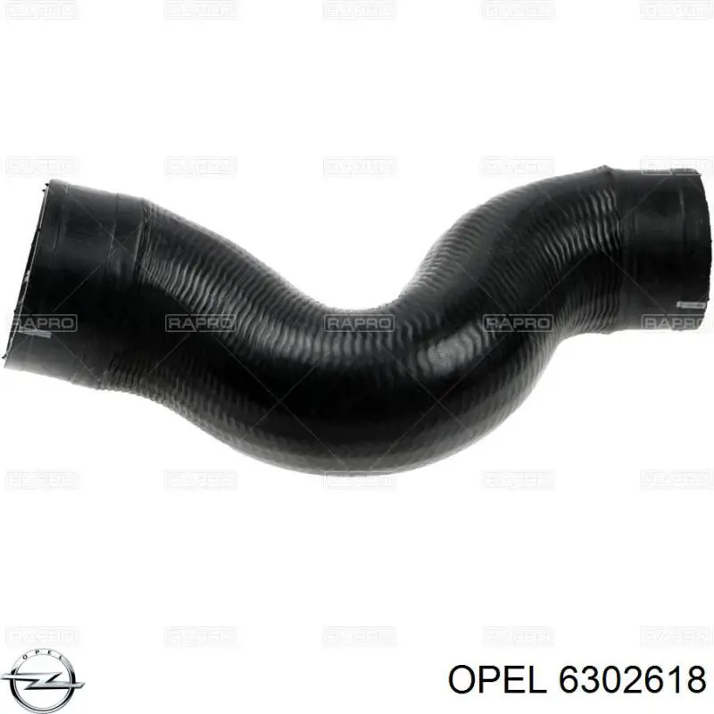 6302618 Opel Przewód (króciec) intercoolera