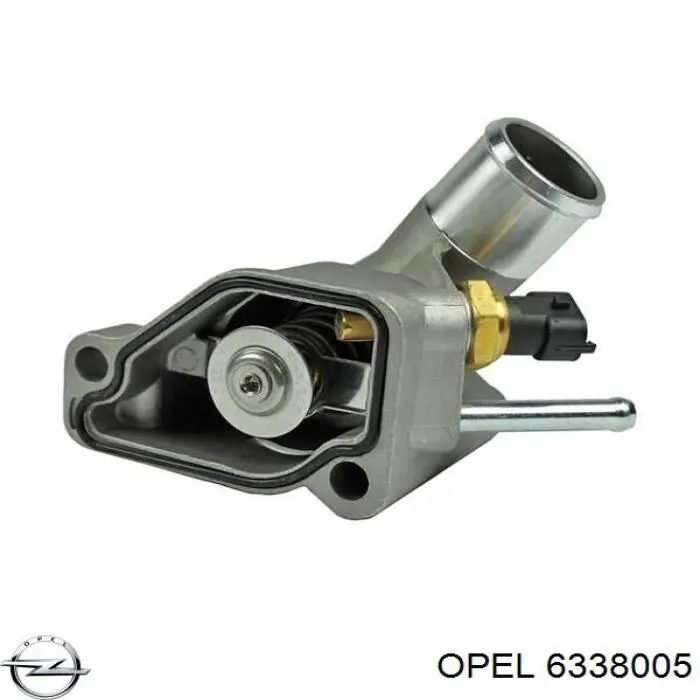 Do koszyka 6338005 Opel Obudowa termostatu