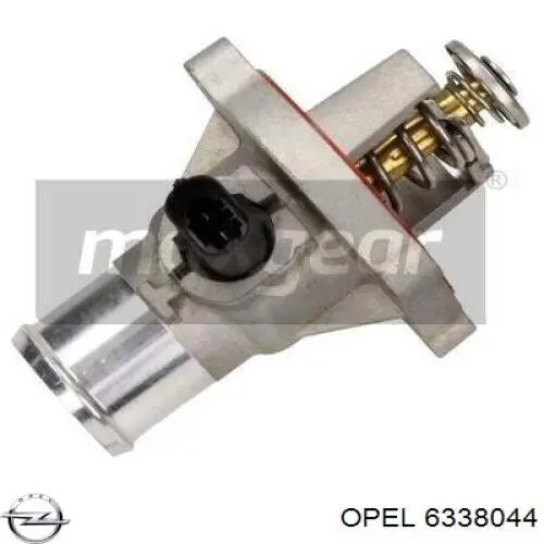 Do koszyka 6338044 Opel Obudowa termostatu