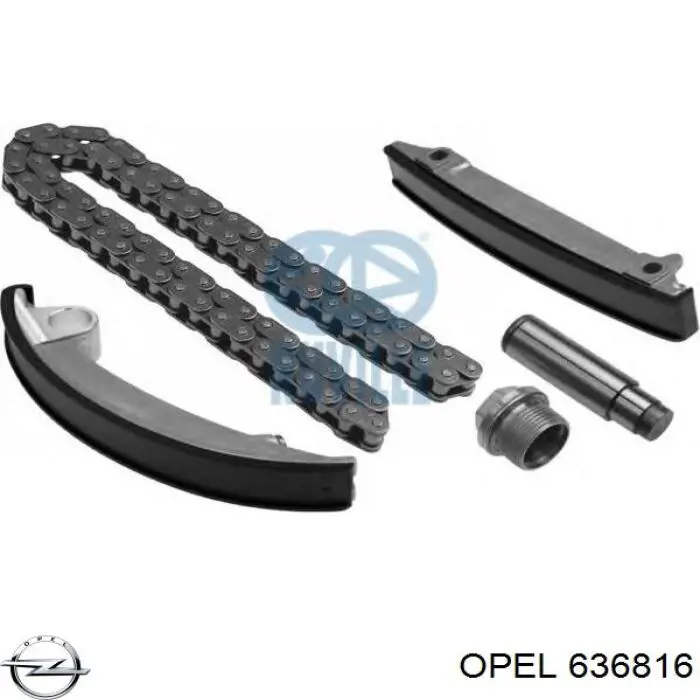 90500772 General Motors Tłumik drgań łańcucha rozrządu górny