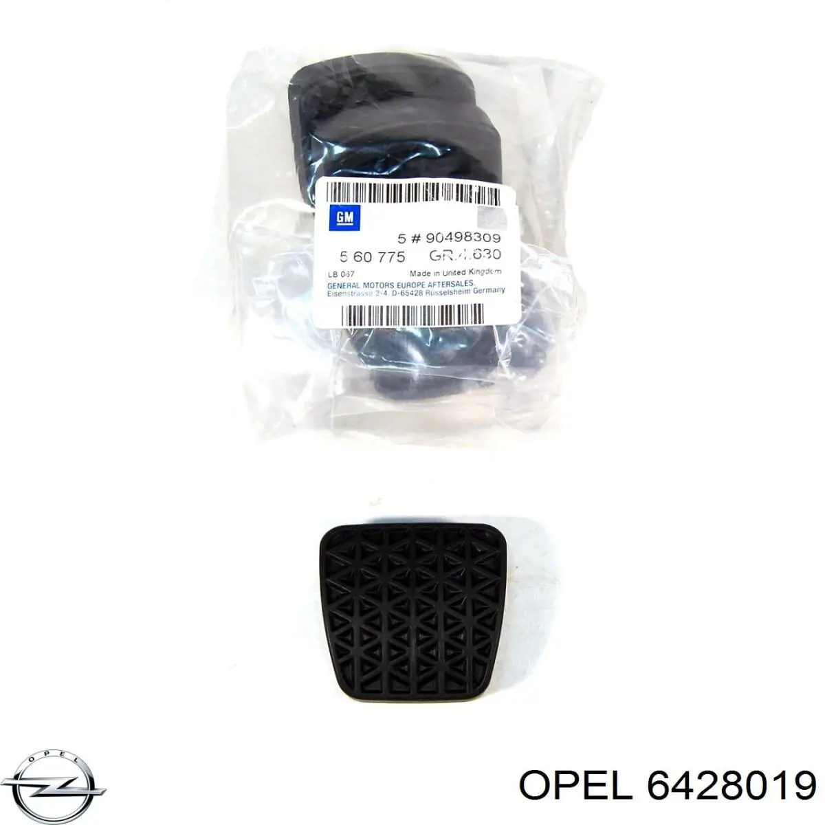 Lusterko wewnętrzne 6428019 Opel