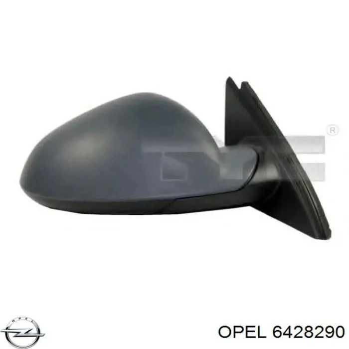 Do koszyka 6428290 Opel Lusterko wsteczne lewe