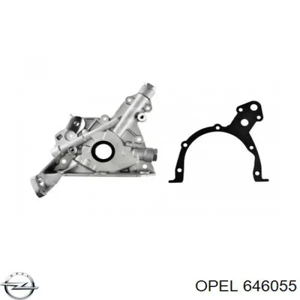 Pompa oleju 646055 Opel