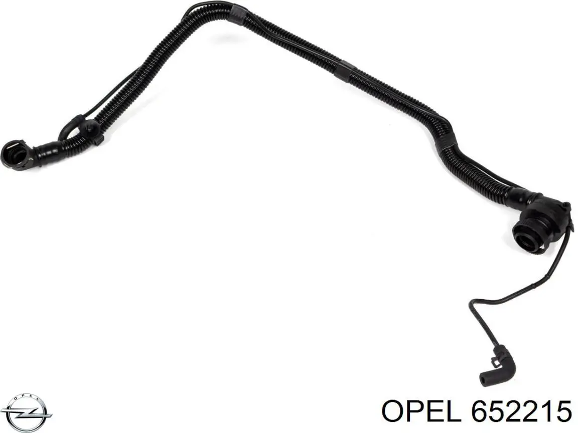 Króciec wentylacji kadłuba (separatora oleju) Opel 652215 cena, od 34,65 USD
