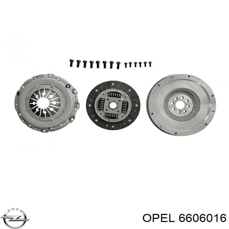 Zestaw sprzęgła (3 części) Opel 6606016 cena, od 149,89 USD