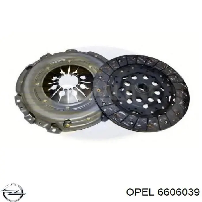 Zestaw sprzęgła (3 części) Opel 6606039 cena, od 136,82 USD