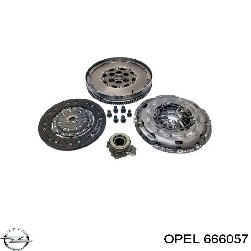 666057 Opel Docisk sprzęgła