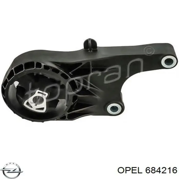 684216 Opel Poduszka (podpora) silnika przednia