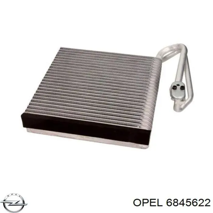 Do koszyka 6845622 Opel Parownik klimatyzacji