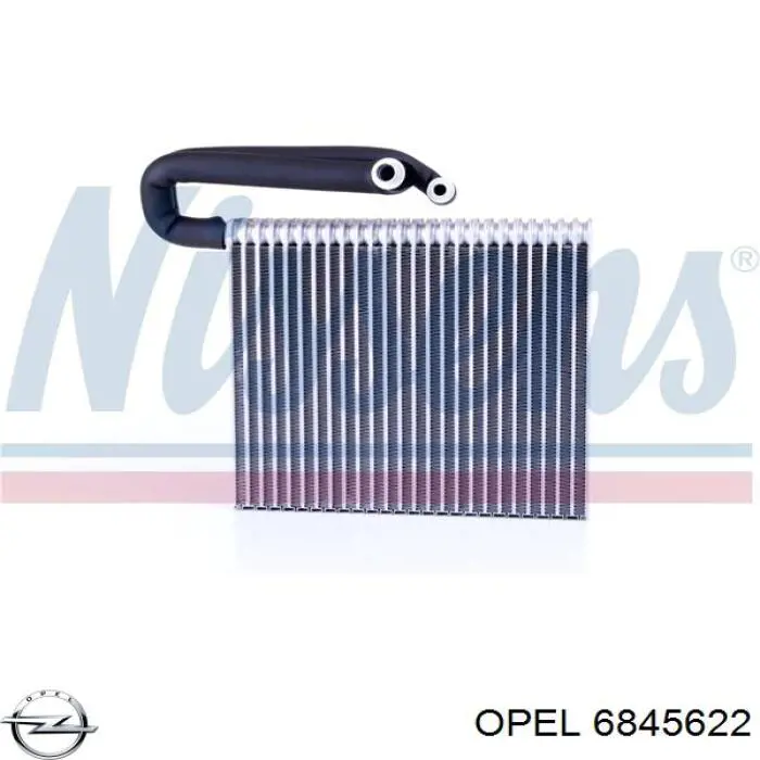 Parownik klimatyzacji 6845622 Opel