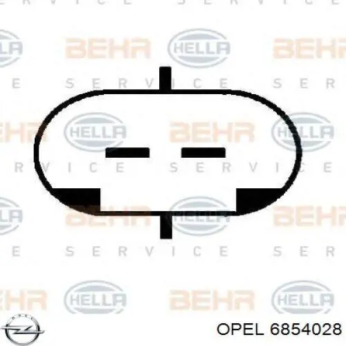 Do koszyka 6854028 Opel Sprężarka klimatyzacji