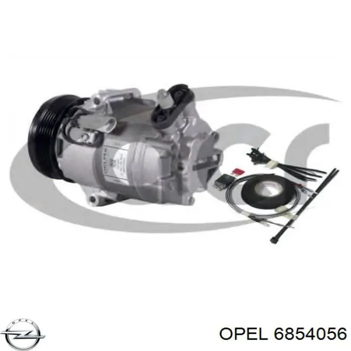 Sprężarka klimatyzacji Opel 6854056 cena, od 81,72 USD