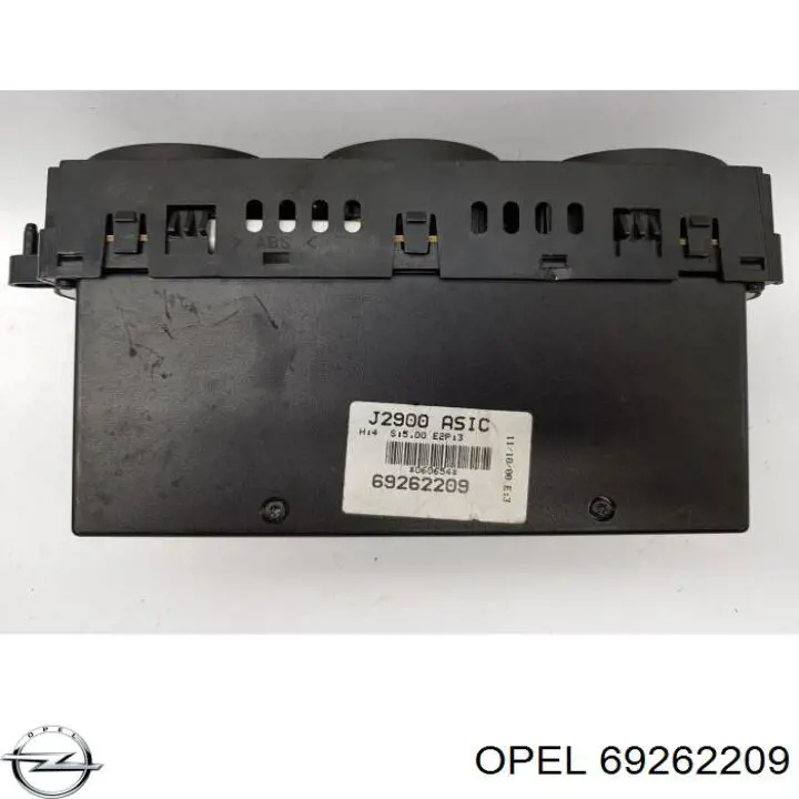 69262209 Opel Sterownik trybów ogrzewania/klimatyzacji
