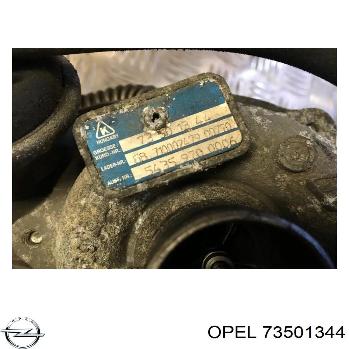 Turbina Opel 73501344 cena, od 133,03 USD