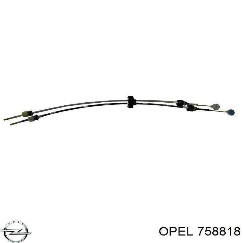 758818 Opel Linka dźwigni zmiany biegów podwójna