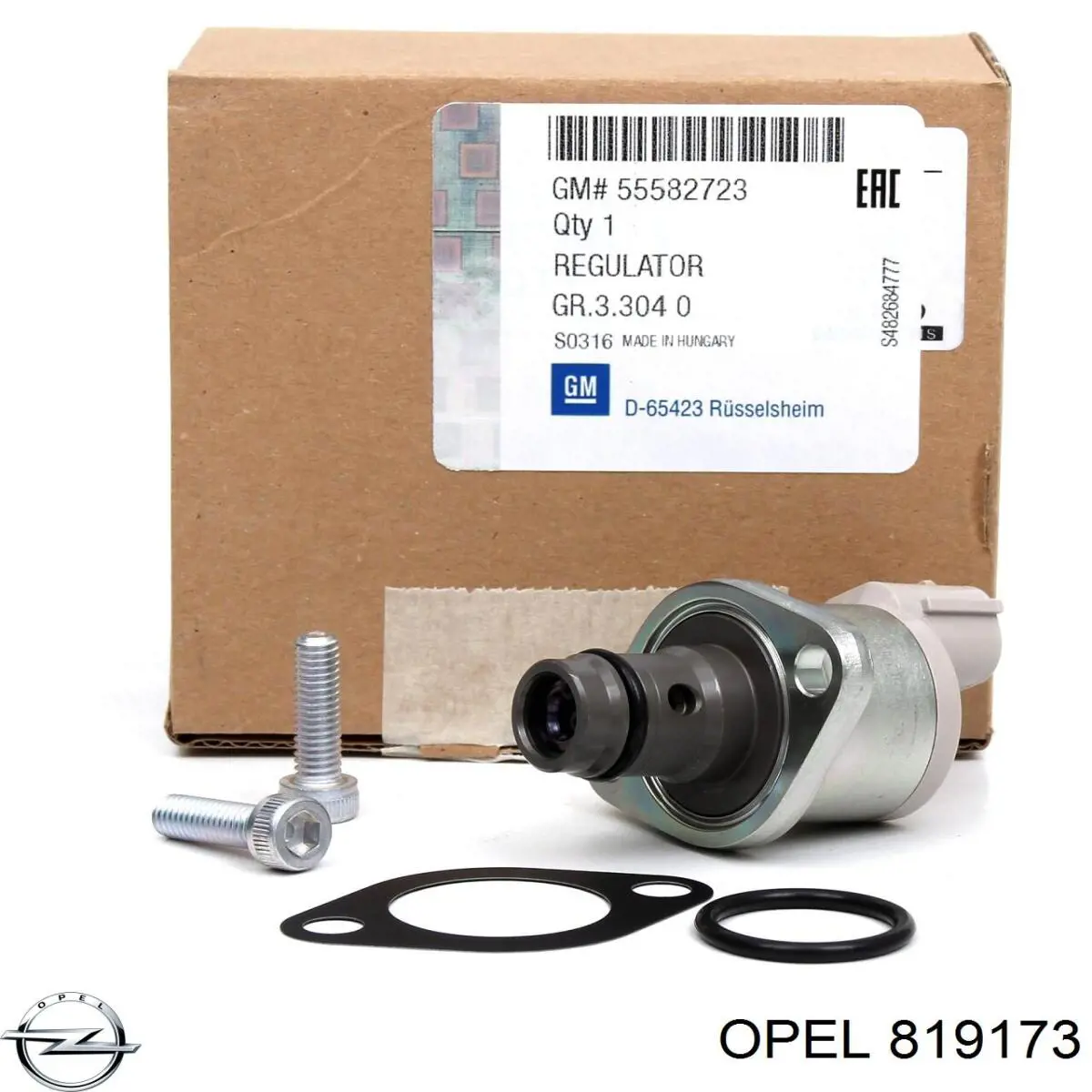 Zawór regulacji ciśnienia (zawór redukcyjny pompy wtryskowej) System Common-Rail Opel 819173 cena, od 89,78 USD