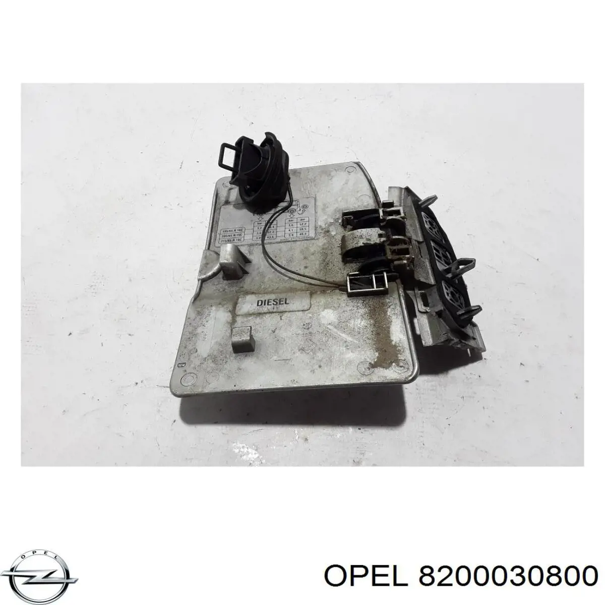 Klapka wlewu paliwa Opel 91166211 cena, od 57,99 USD