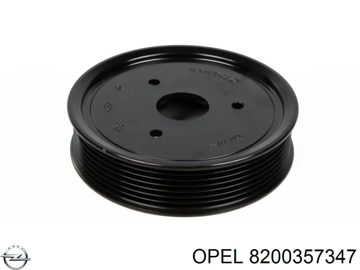 Do koszyka 4431671 Opel Koło pasowe pompy wspomagania hydraulicznego