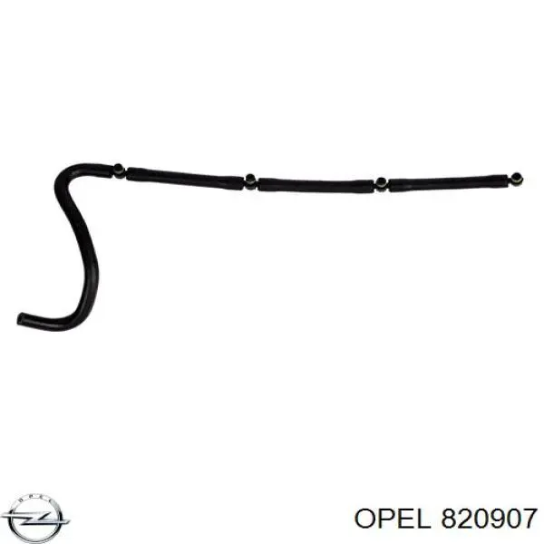 820907 Opel Rurka paliwa, zwrotna od wtryskiwaczy
