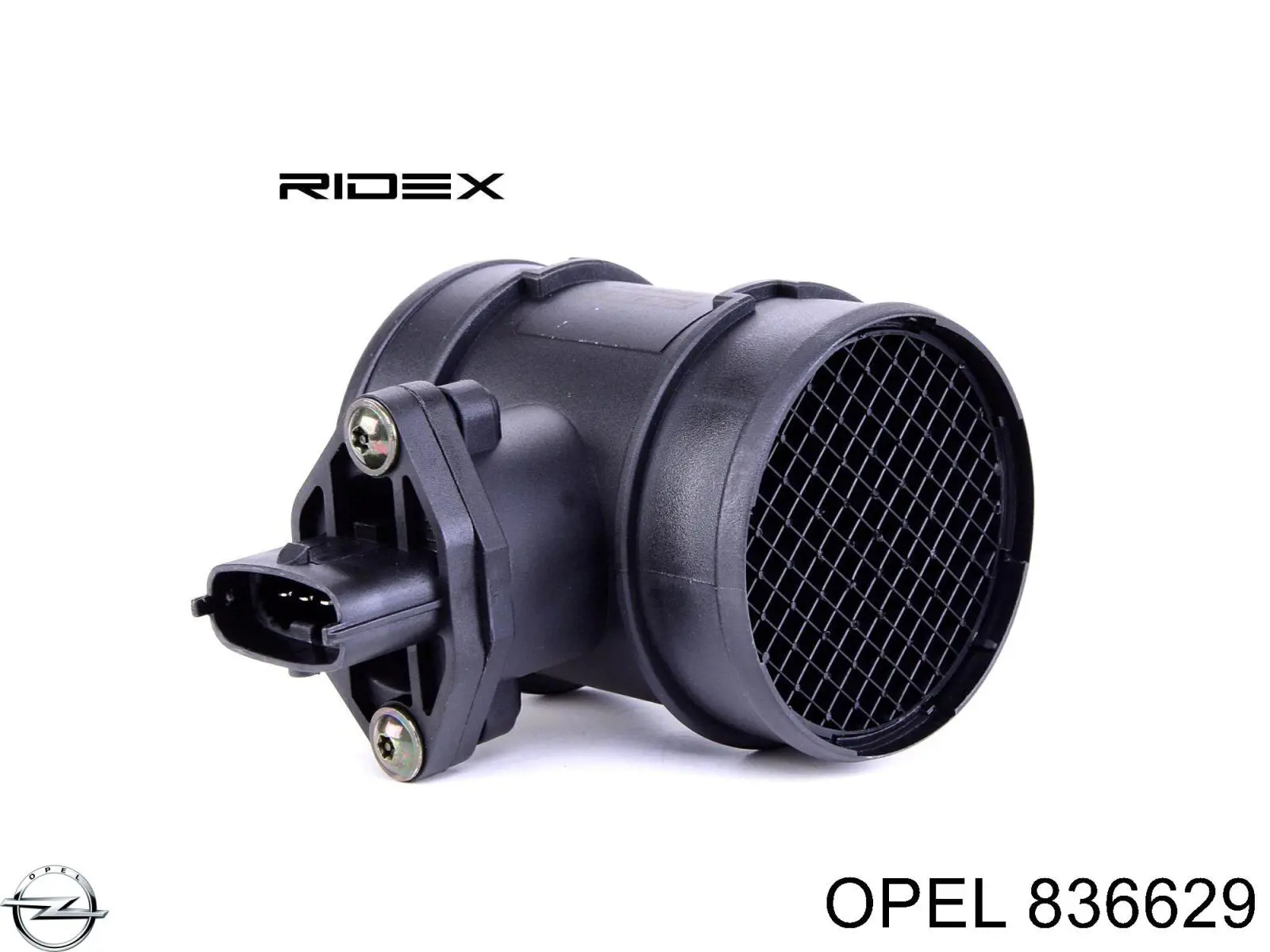 Czujnik przepływu powietrza, przepływomierz powietrza M.A.F. Opel 836629